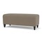 Lesro Siena Lounge Reception Loveseat Bench, Black, MD Farro Upholstery SN6001 - alternate 2